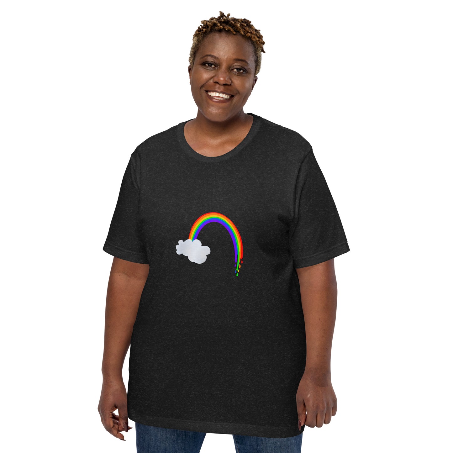 "Color Drip" Rainbow T-Shirt (Adult)