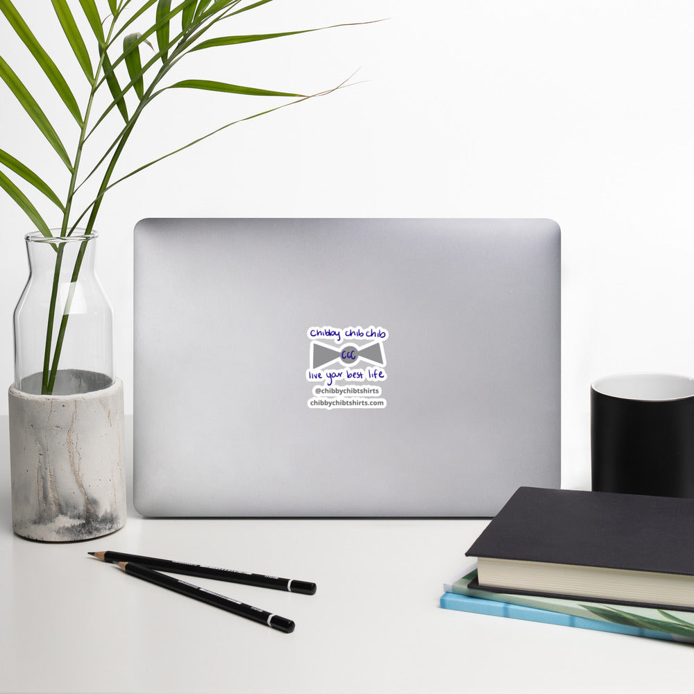Chibby Chib Chib Logo Sticker