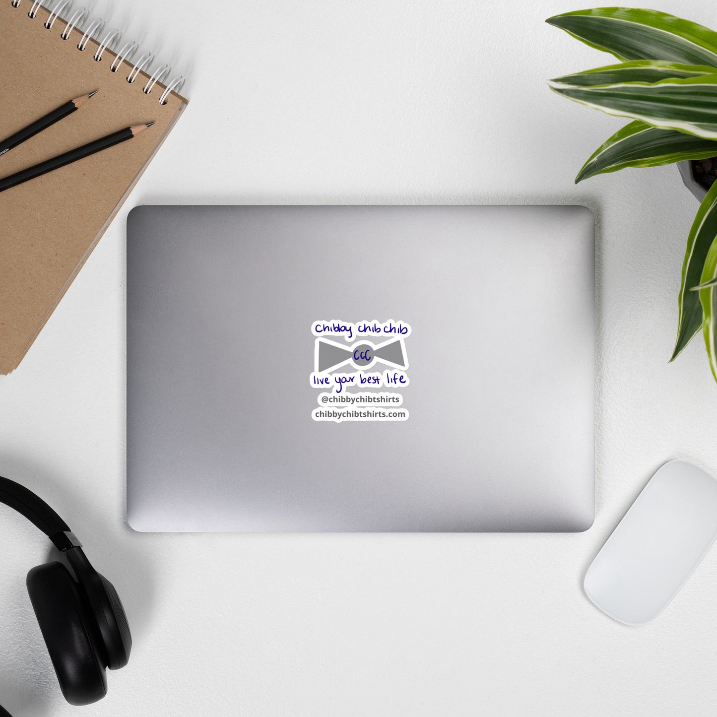 Chibby Chib Chib Logo Sticker
