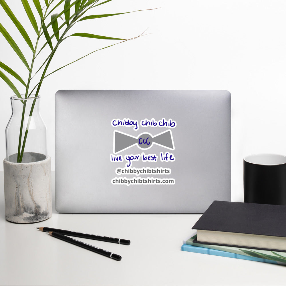 Chibby Chib Chib Logo Sticker