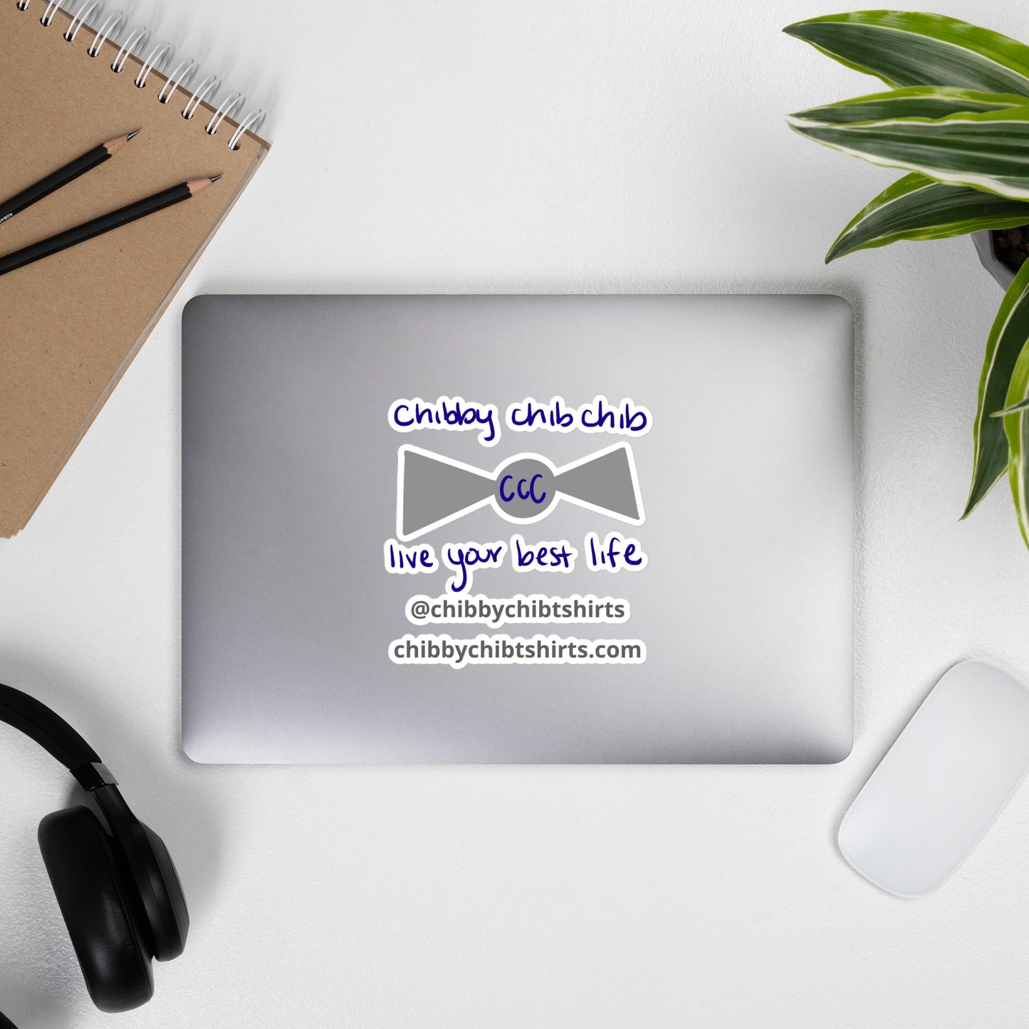 Chibby Chib Chib Logo Sticker