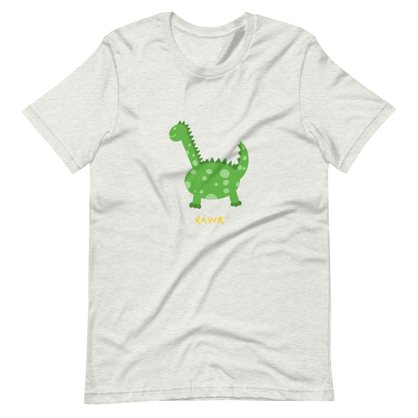 "Rawr" Green Dinosaur T-Shirt (Adult)