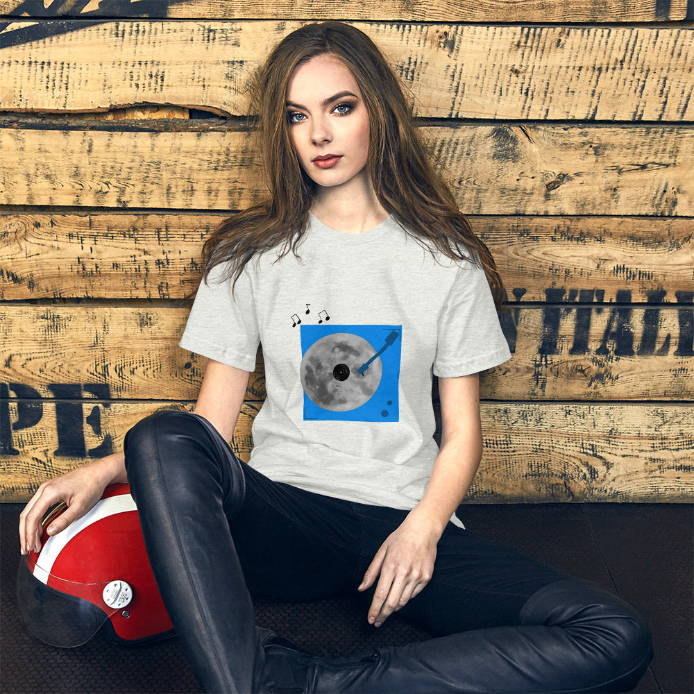 "Moon Music" Record Player T-Shirt (Adult)