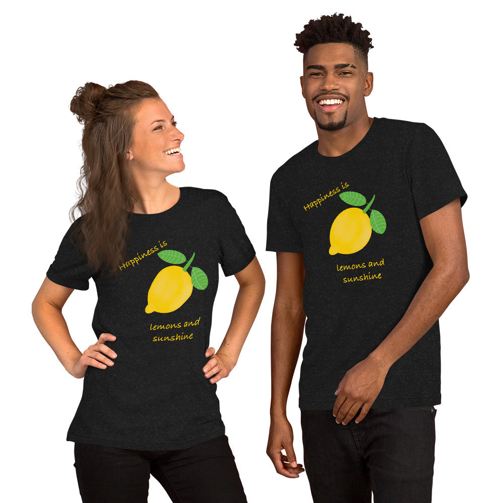 "Happiness is Sunshine and Lemons" T-Shirt
