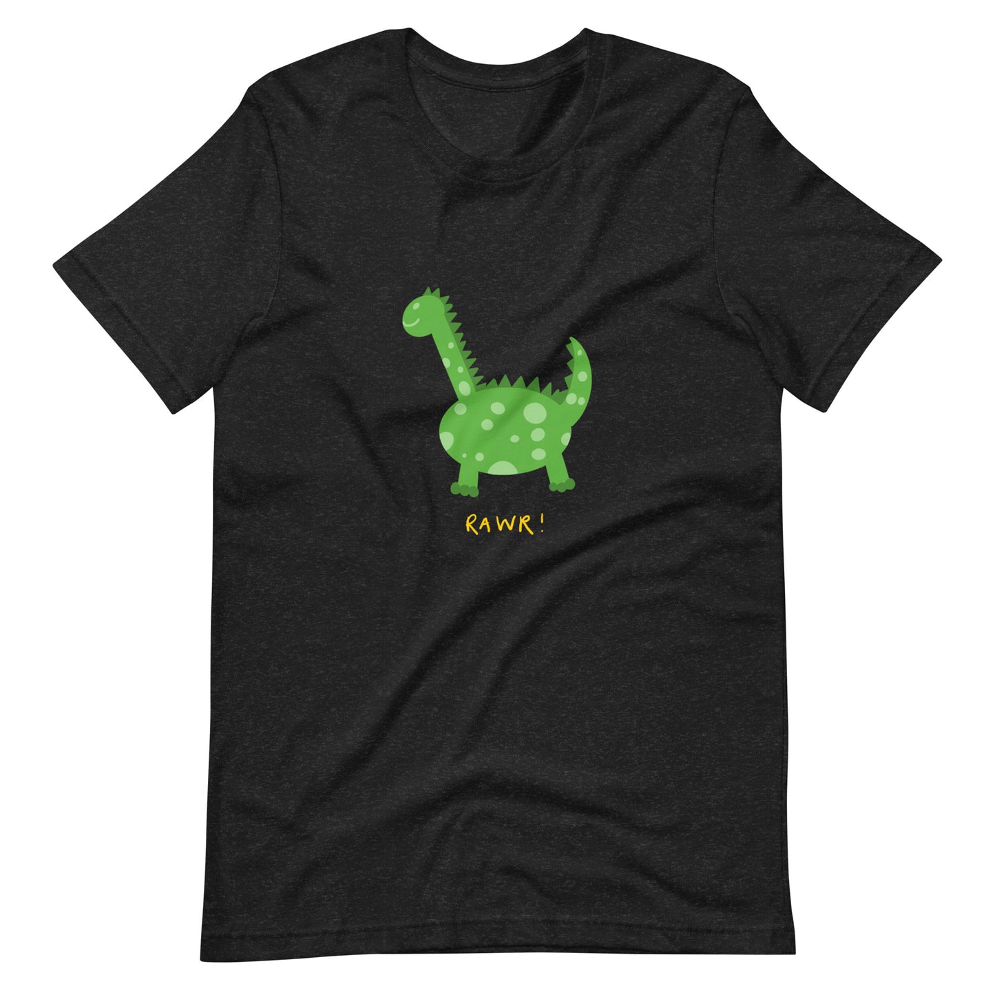 "Rawr" Green Dinosaur T-Shirt (Adult)