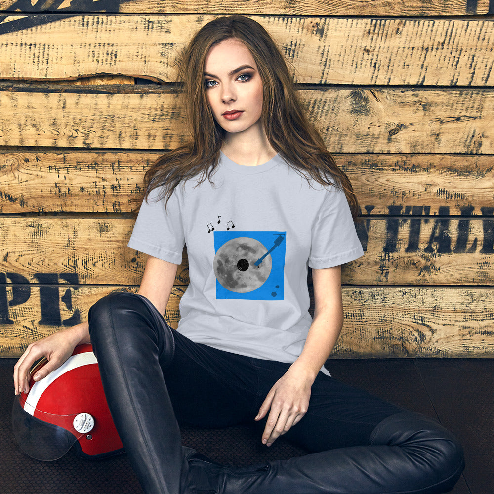 "Moon Music" Record Player T-Shirt (Adult)