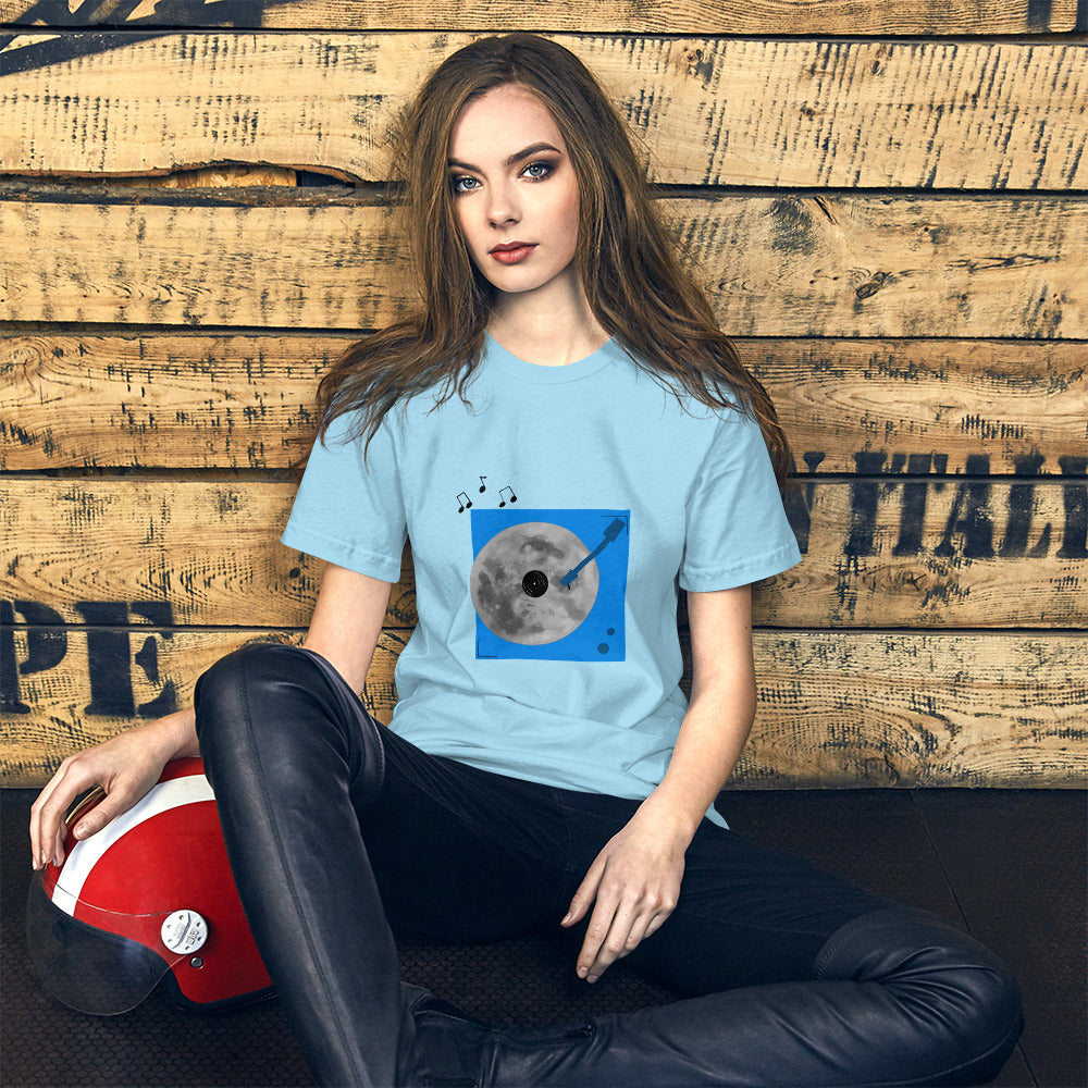 "Moon Music" Record Player T-Shirt (Adult)