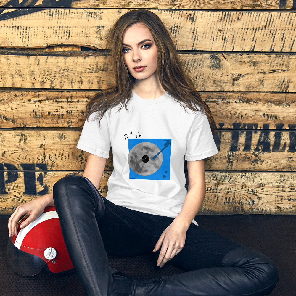"Moon Music" Record Player T-Shirt (Adult)