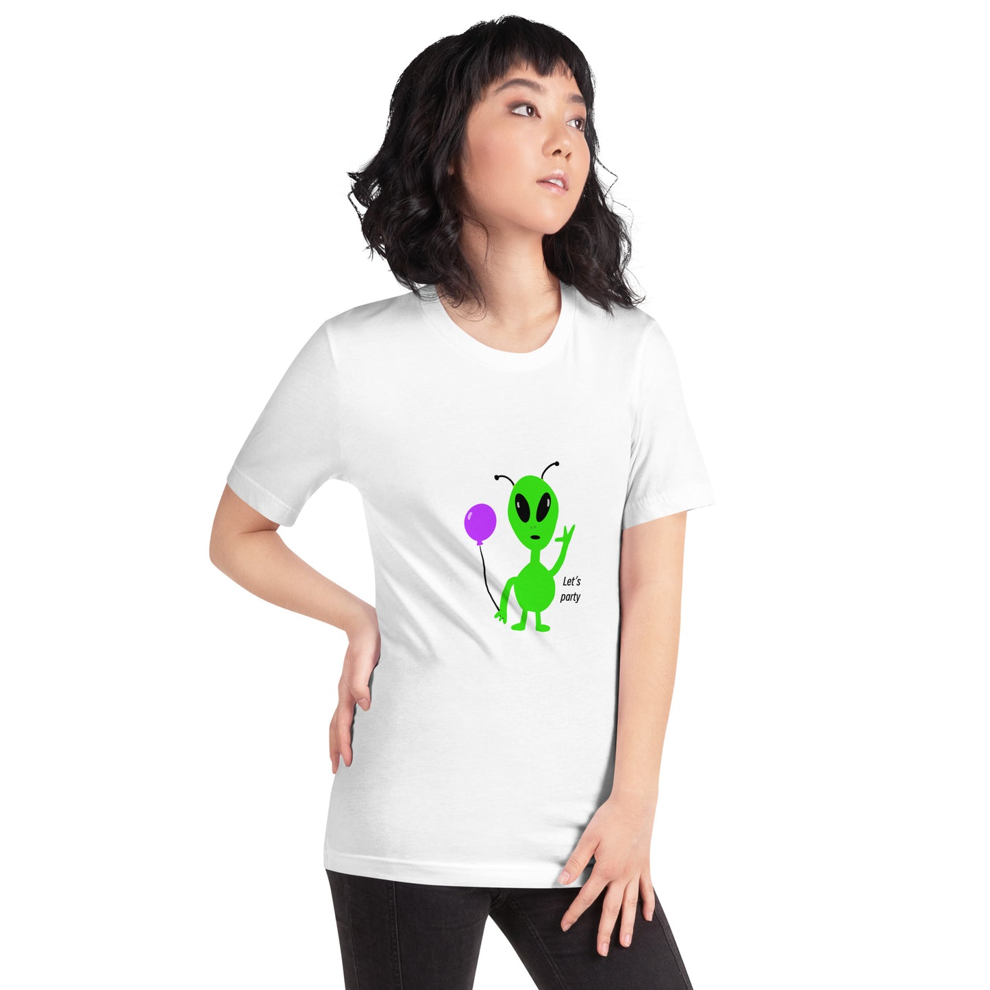 "Let's Party" Alien T-Shirt (Adult)